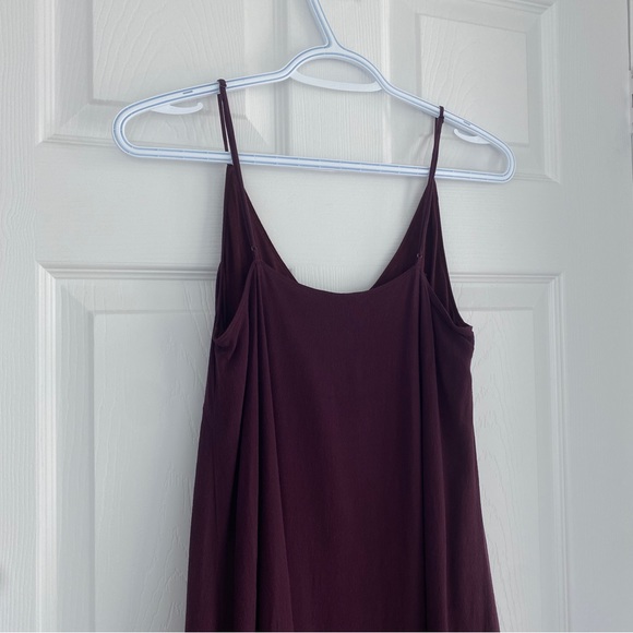 Aritzia Wilfred Free Vivienne Dress, Mini Dress, Burgundy - Picture 4 of 4